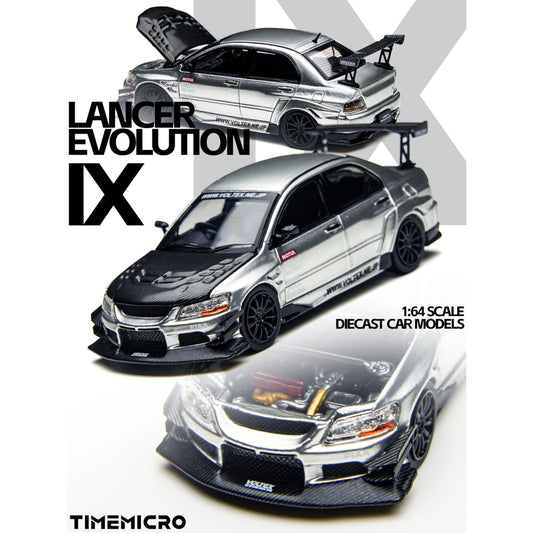 TimeMicro - Pre-Order - Mitsubishi Lancer Evolution IV, silver - TM800213