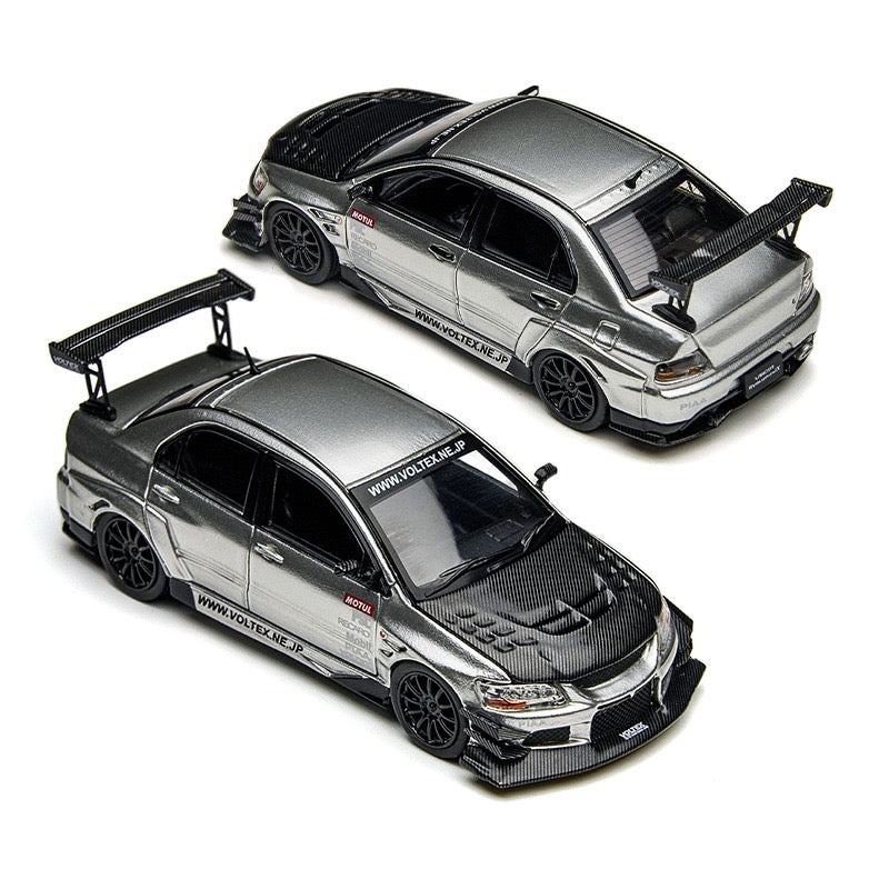 TimeMicro - Pre-Order - Mitsubishi Lancer Evolution IV, silver - TM800213