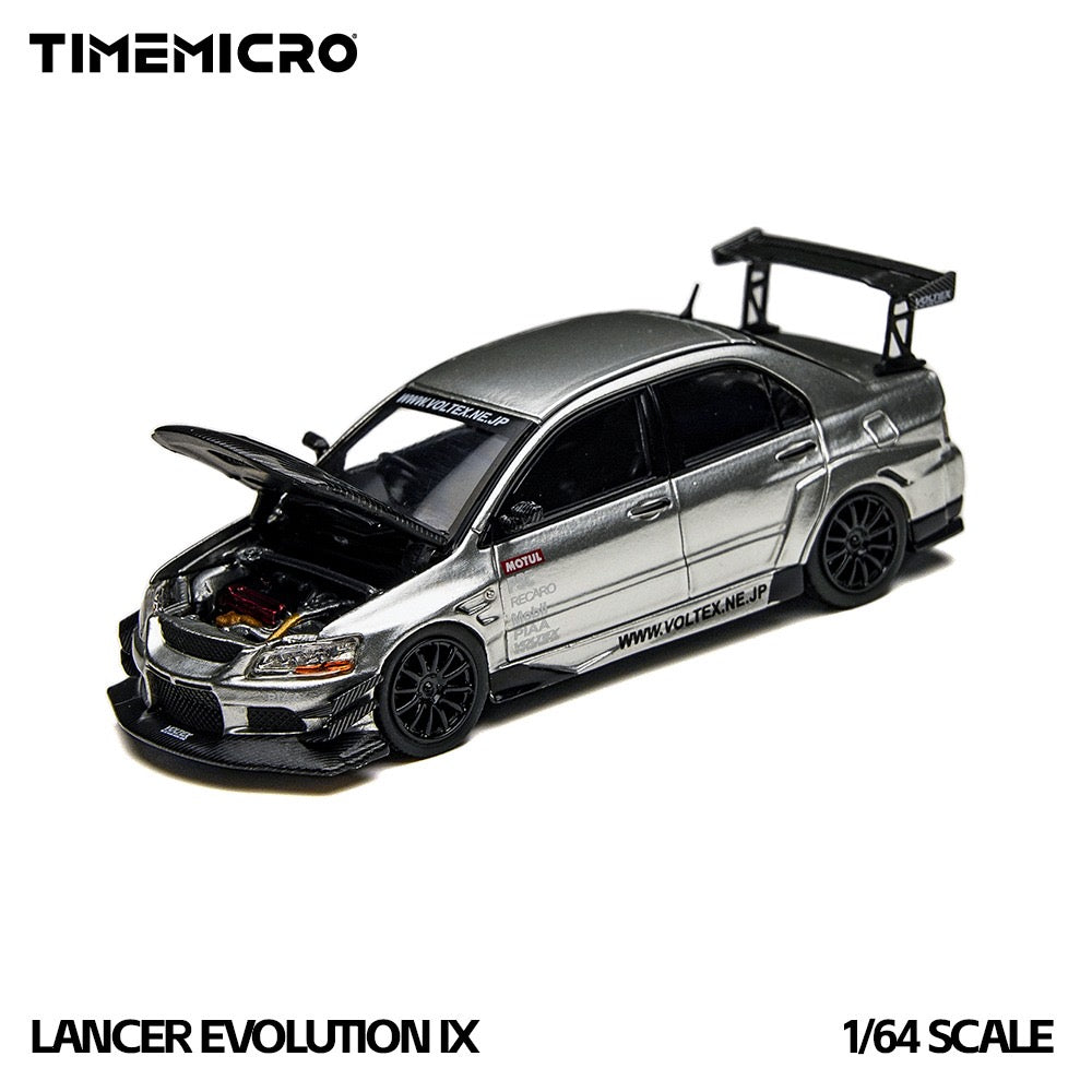 TimeMicro - Pre-Order - Mitsubishi Lancer Evolution IV, silver - TM800213