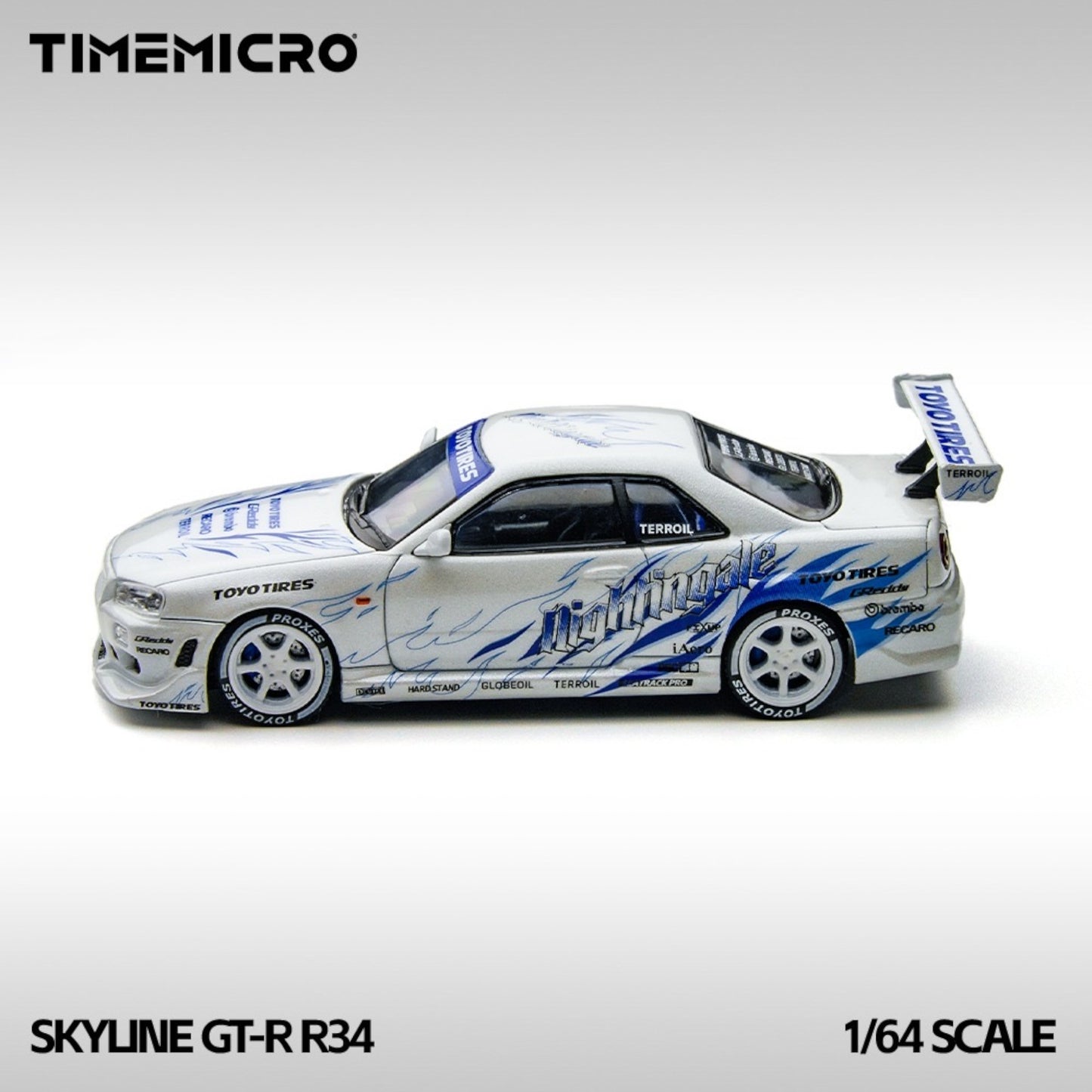 TimeMicro - Pre-Order - Skyline GT-R R34 "Drifting Flame" - TM800503