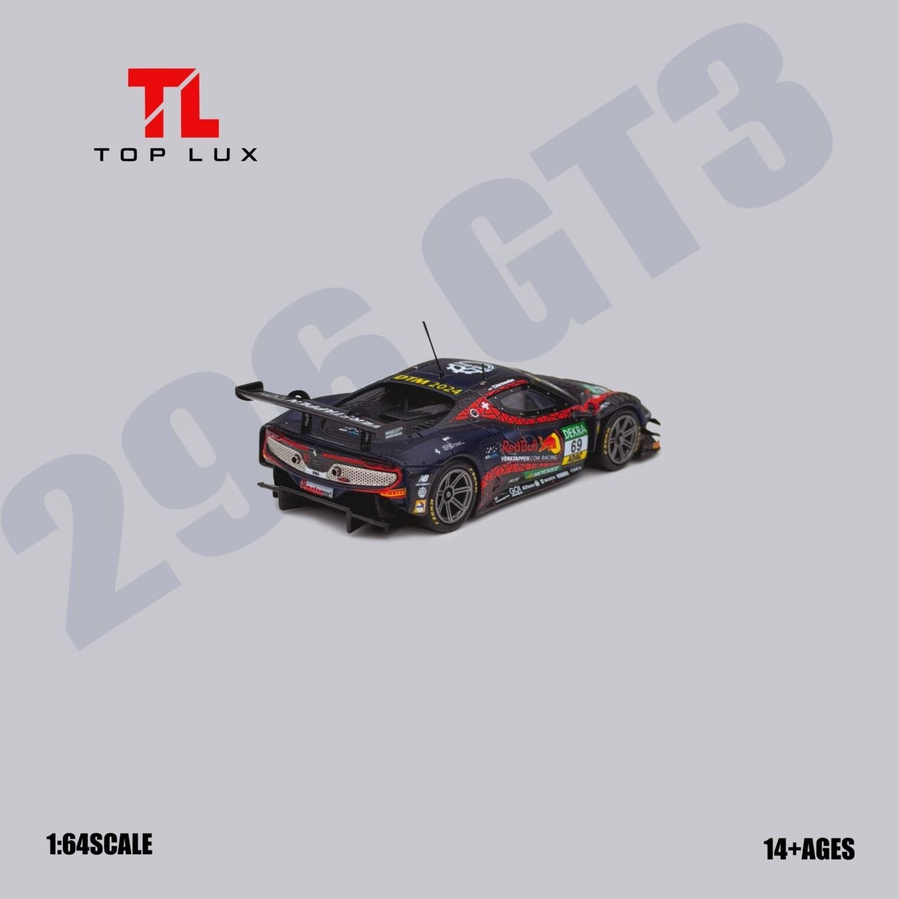 TopLux - Pre-Order - 296 GT3 - Red Bull #69 - TOP64-008