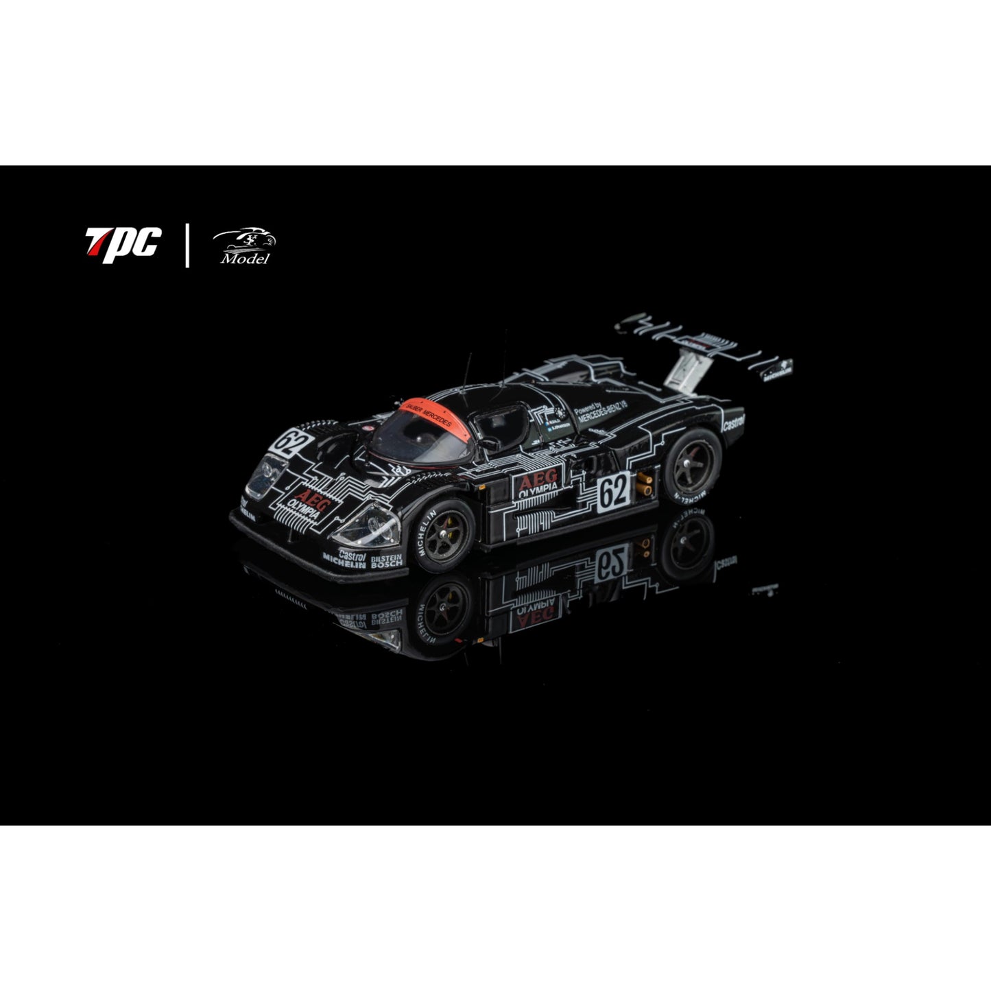 TPC x YS Model - Pre-Order - Sauber C9 black - TPC64-C9-BLK62