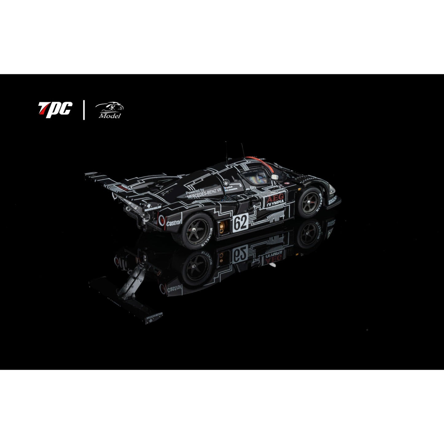 TPC x YS Model - Pre-Order - Sauber C9 black - TPC64-C9-BLK62