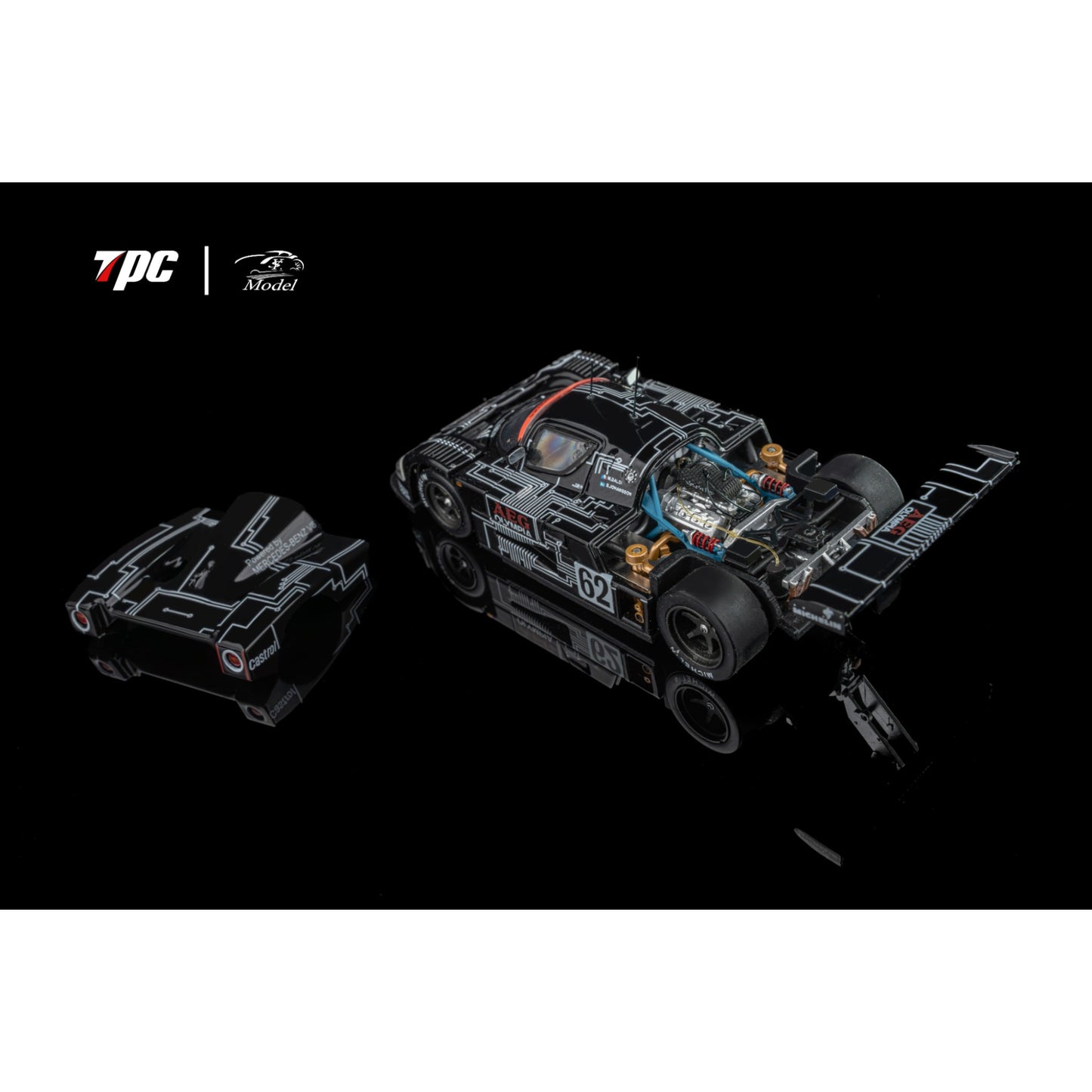 TPC x YS Model - Pre-Order - Sauber C9 black - TPC64-C9-BLK62