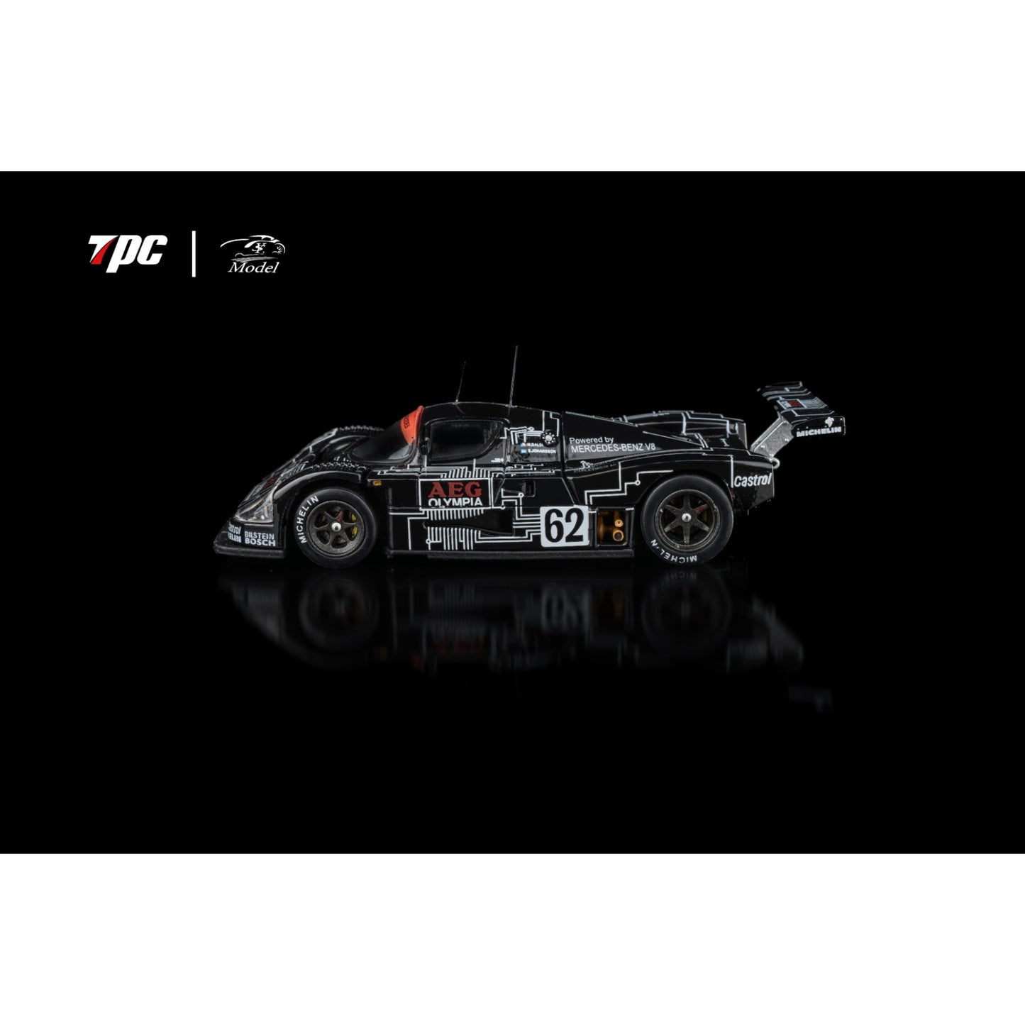 TPC x YS Model - Pre-Order - Sauber C9 black - TPC64-C9-BLK62