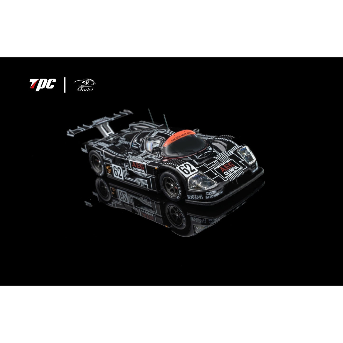 TPC x YS Model - Pre-Order - Sauber C9 black - TPC64-C9-BLK62