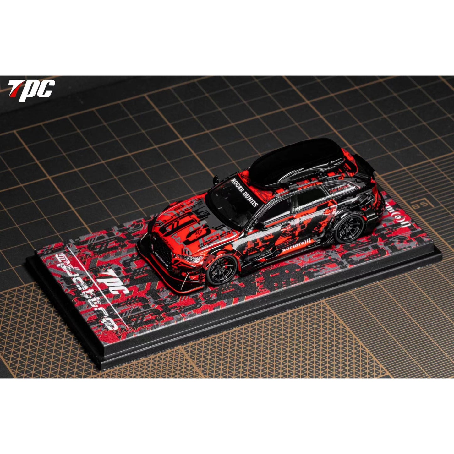 TPC Model - Audi RS6 Camouflage red - TPC64-RS6-CAMR