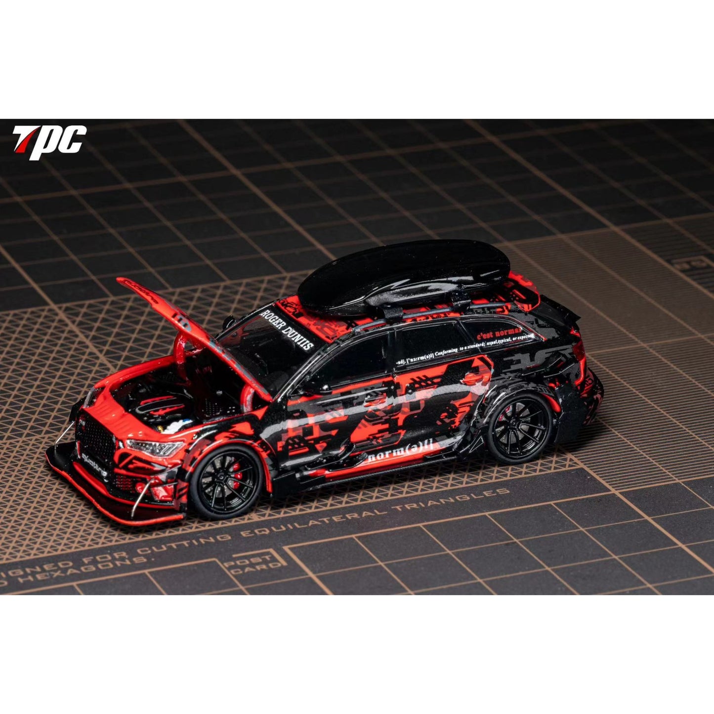 TPC Model - Audi RS6 Camouflage red - TPC64-RS6-CAMR