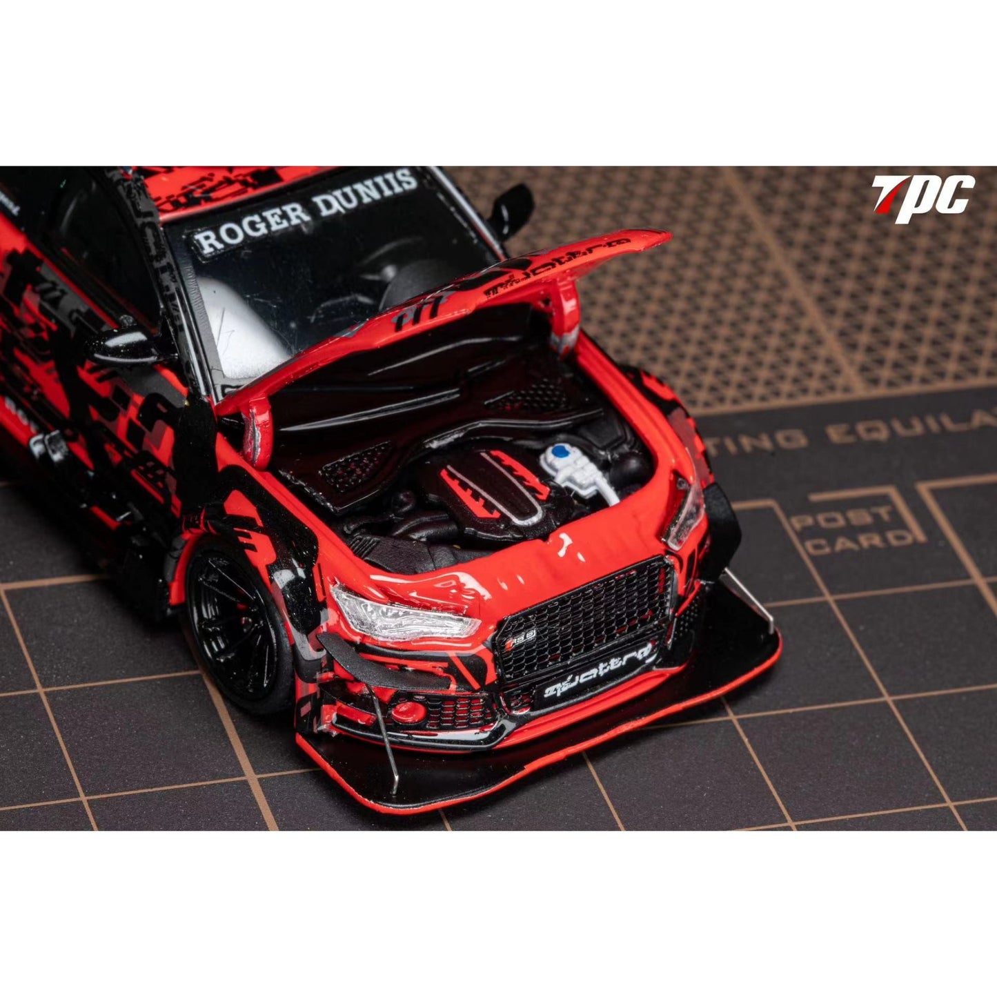 TPC Model - Audi RS6 Camouflage red - TPC64-RS6-CAMR