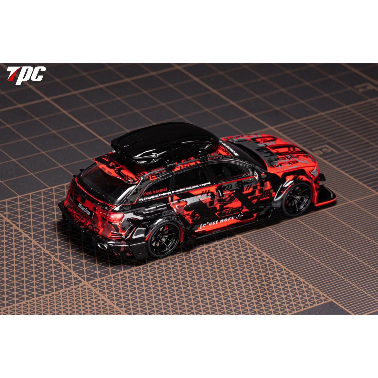TPC Model - Audi RS6 Camouflage red - TPC64-RS6-CAMR