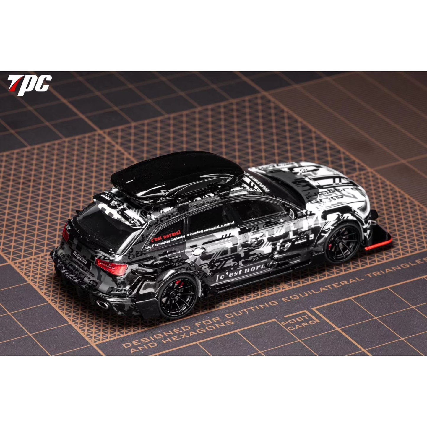 TPC Model - Audi RS6 Camouflage white - TPC64-RS6-CAMW
