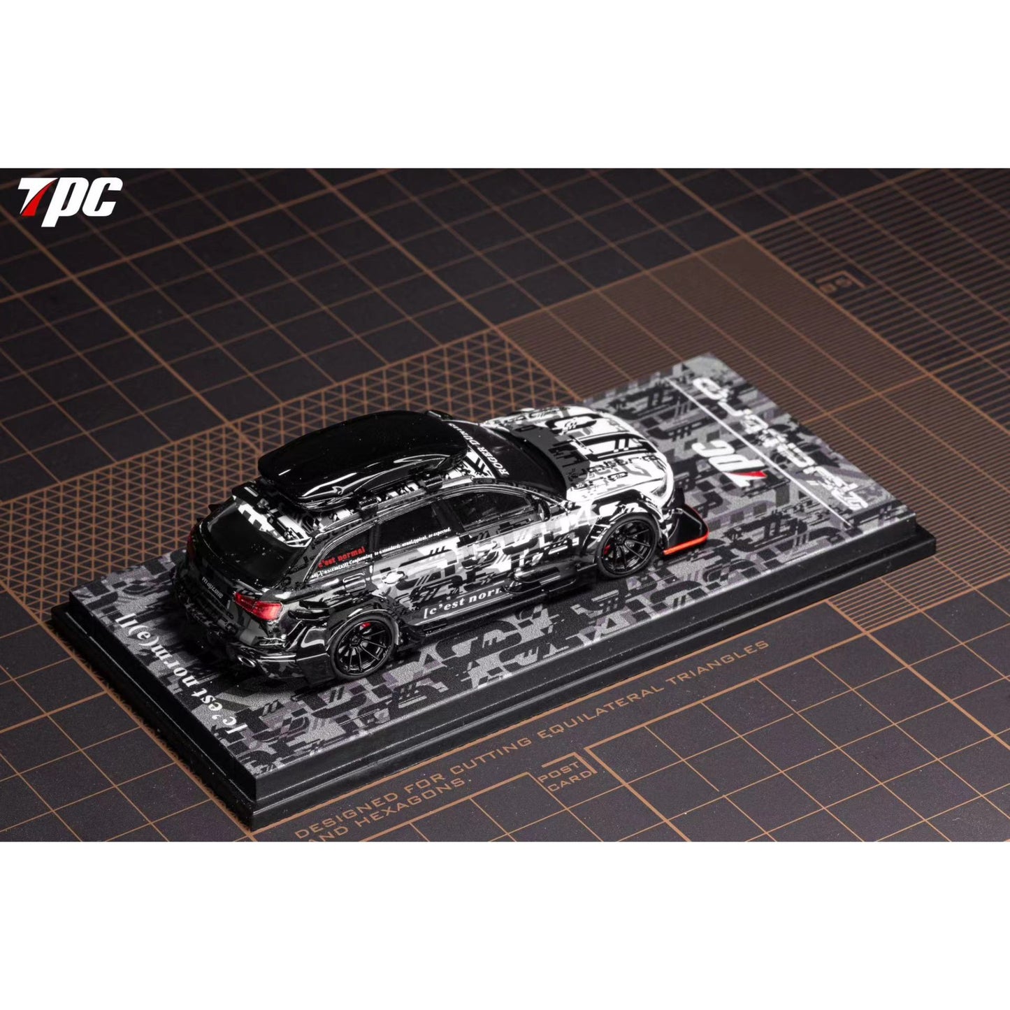 TPC Model - Audi RS6 Camouflage white - TPC64-RS6-CAMW