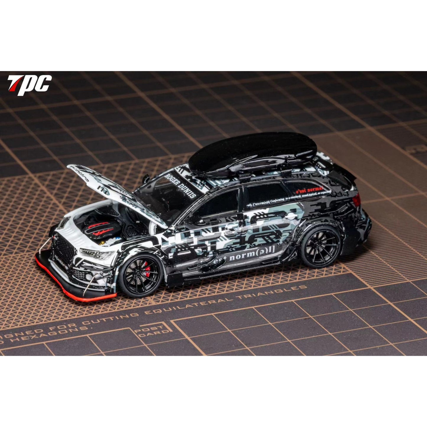 TPC Model - Audi RS6 Camouflage white - TPC64-RS6-CAMW