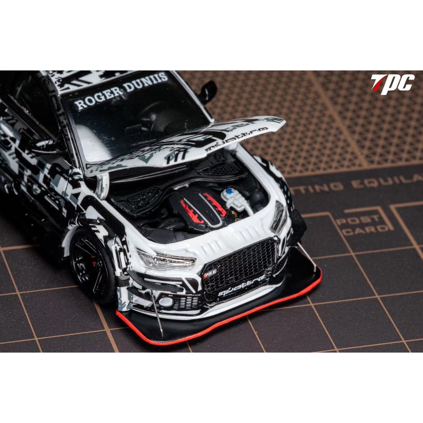 TPC Model - Audi RS6 Camouflage white - TPC64-RS6-CAMW