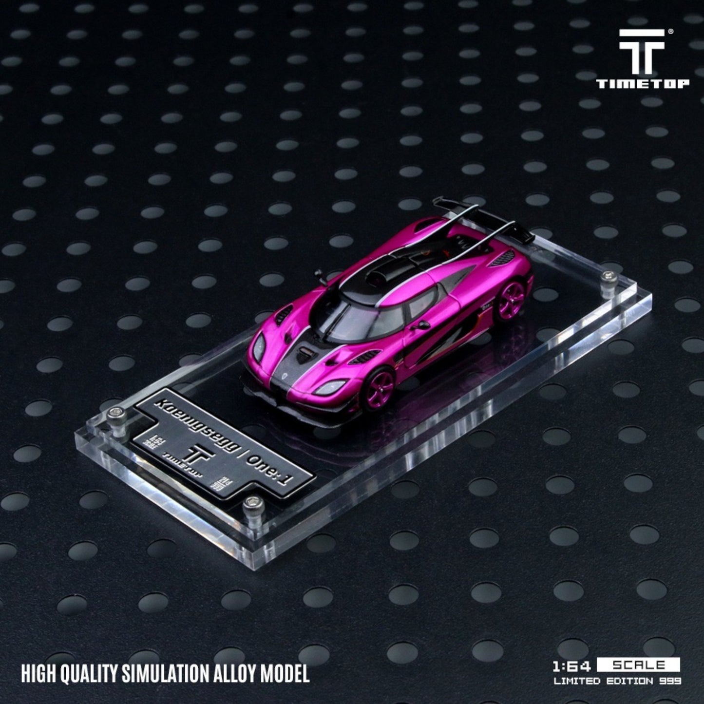 TimeTop - Pre-Order - Koenigsegg ONE:1 - Pearl Rose Red - Boxset - TT644815