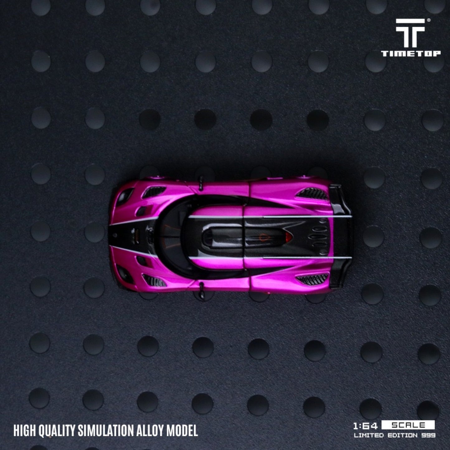 TimeTop - Pre-Order - Koenigsegg ONE:1 - Pearl Rose Red - Boxset - TT644815