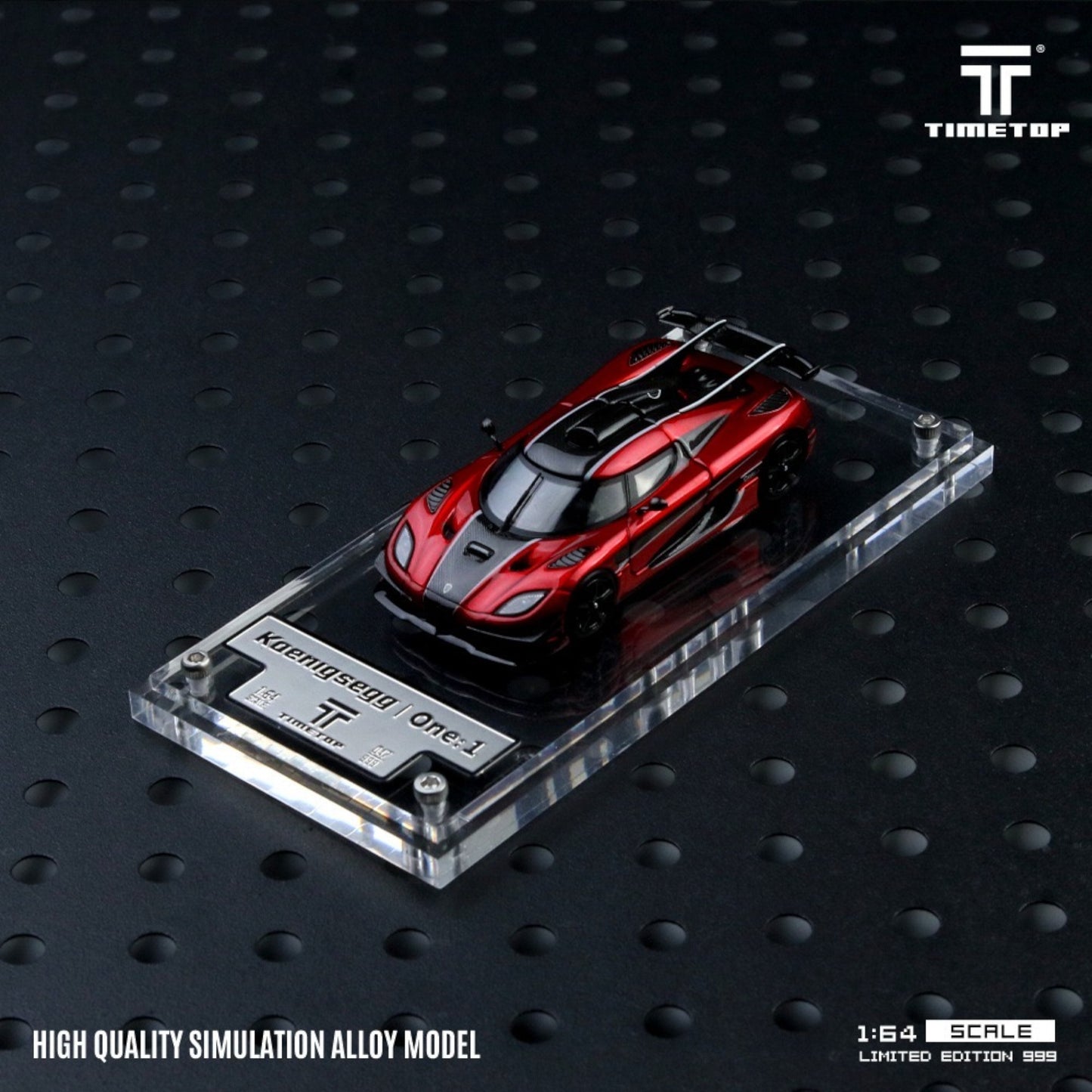 TimeTop - Pre-Order - Koenigsegg ONE:1 - Metallic Red - Boxset - TT644812