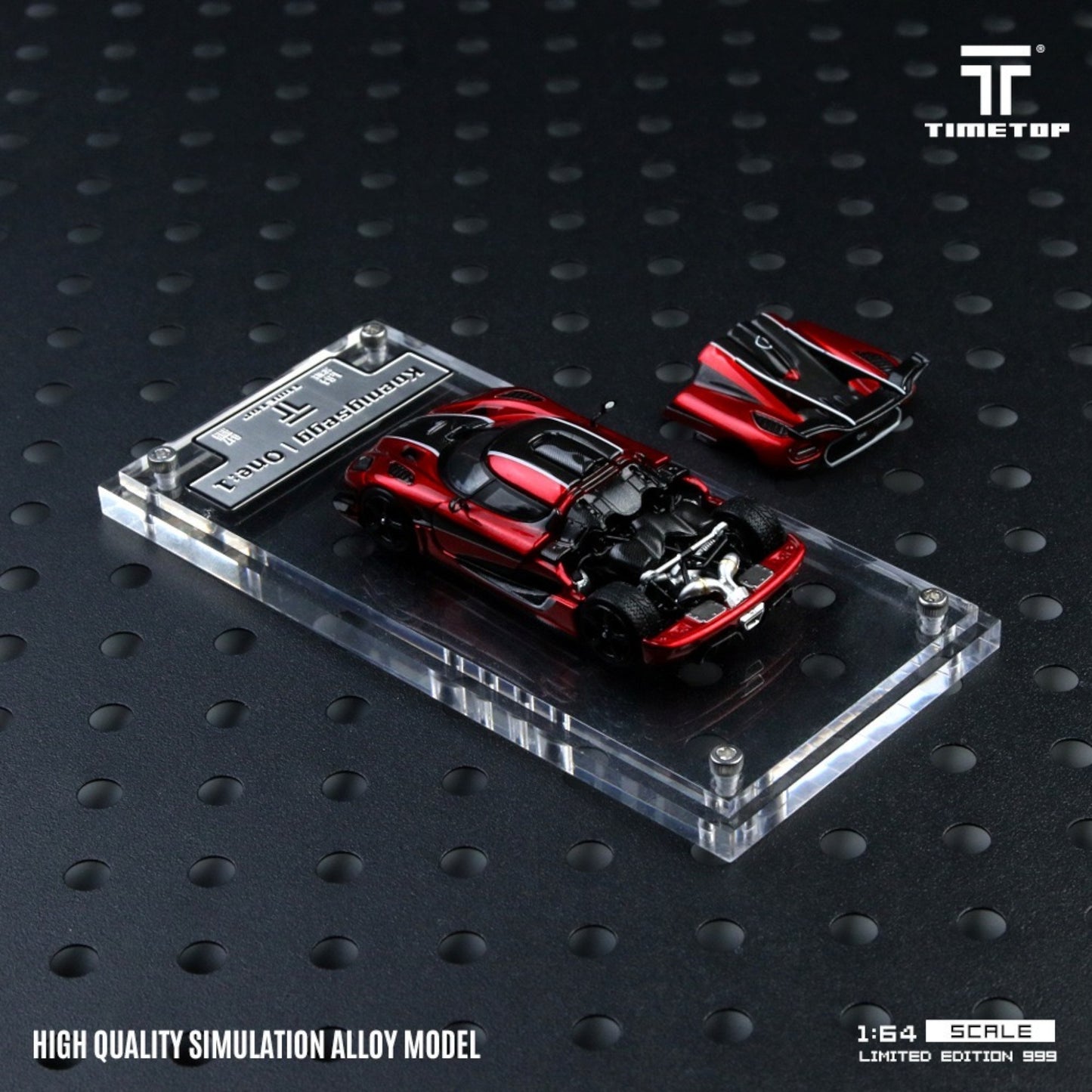TimeTop - Pre-Order - Koenigsegg ONE:1 - Metallic Red - Boxset - TT644812
