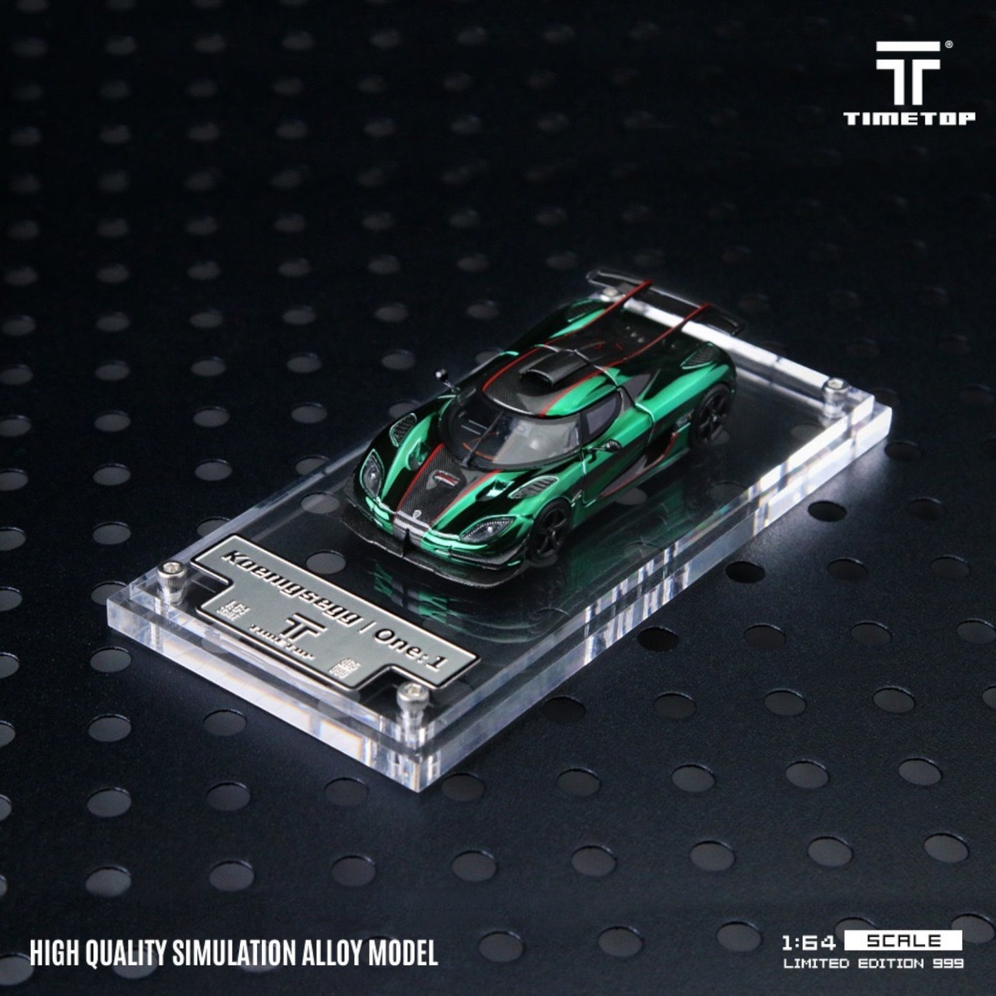 TimeTop - Pre-Order - Koenigsegg ONE:1 -  Metallic Green - in Giftbox - TT644817