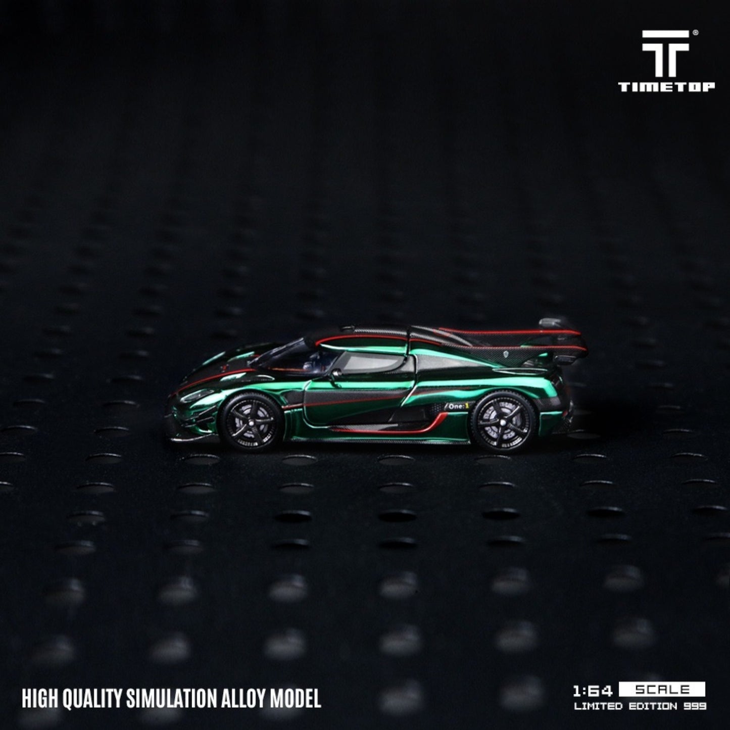 TimeTop - Pre-Order - Koenigsegg ONE:1 -  Metallic Green - in Giftbox - TT644817