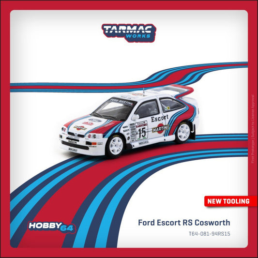 Tarmac Works - Pre-Order - 1994 Ford Escort RS Cosworth #15 - T64-081-94RS15