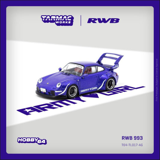 Tarmac Works - Pre-Order - RWB 993 *ARMY GIRL* - T64-TL017-AG