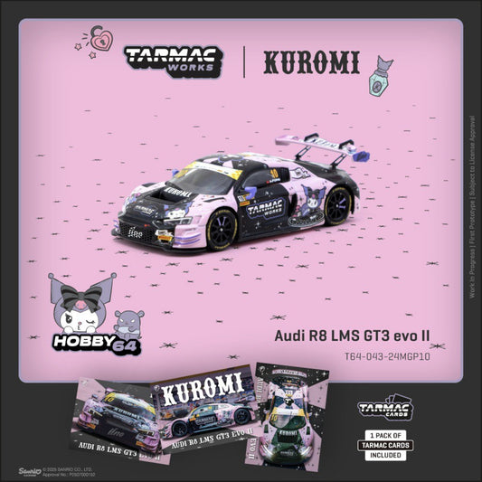 Tarmac Works - Pre-Order - 2024 Audi R8 LMS GT3 evo II #10 Adderly Fong Macau GT Cup - T64-043-24MGP10