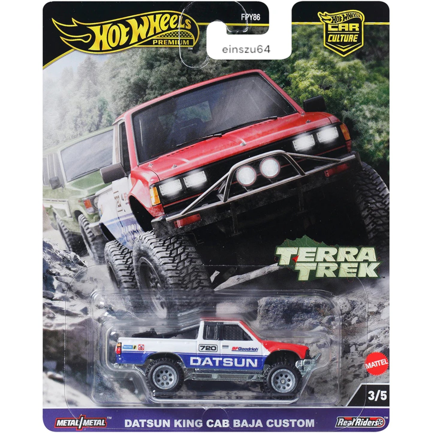 Hot Wheels 2024 - Terra Trek - Datsun King Cab Baja Custom - HRV71