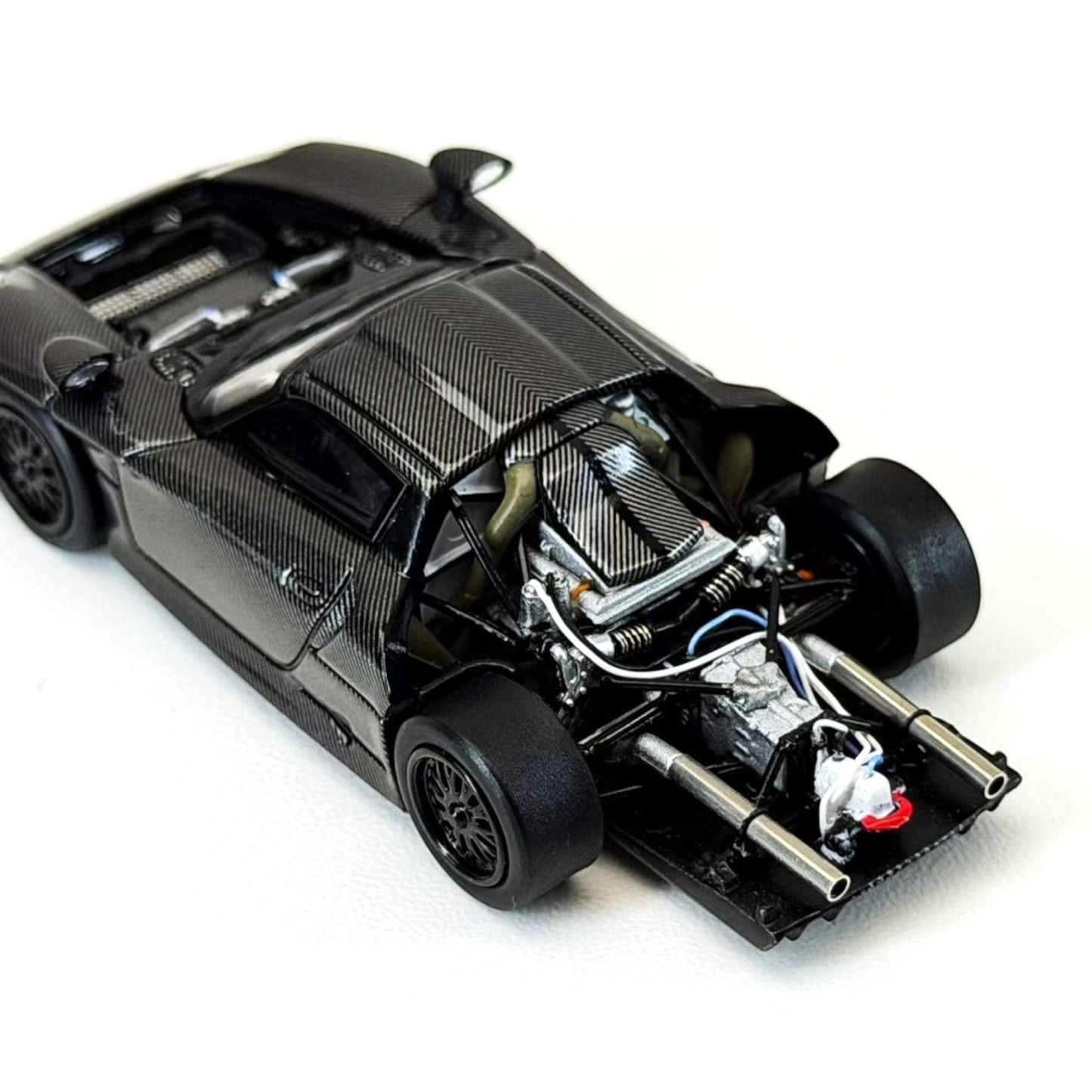 TranscendModel - Pre-Order - 911 GT1 Lemans 1997, Full Carbon Black - TRM64-911GT1-#26