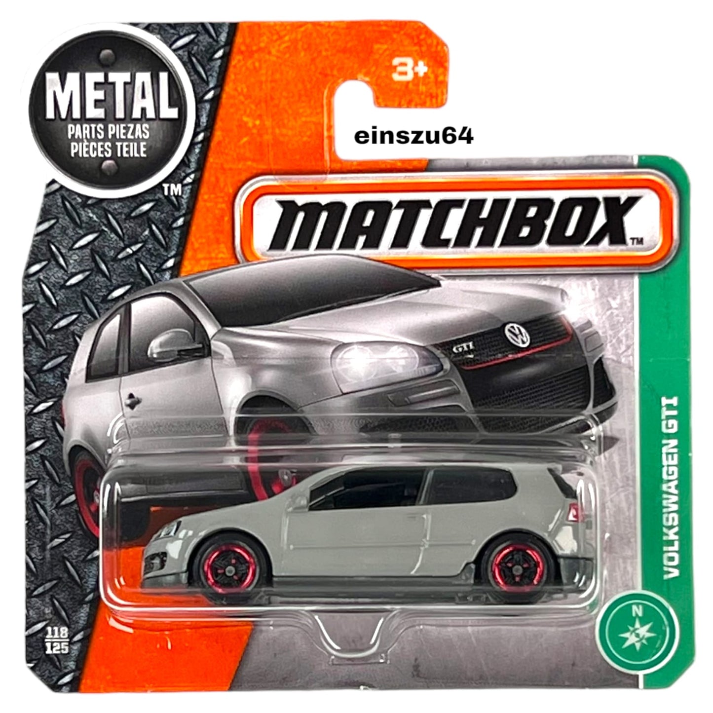 Matchbox 2016 - Volkswagen Golf GTI - DVP26 - 118/125 - 1:64