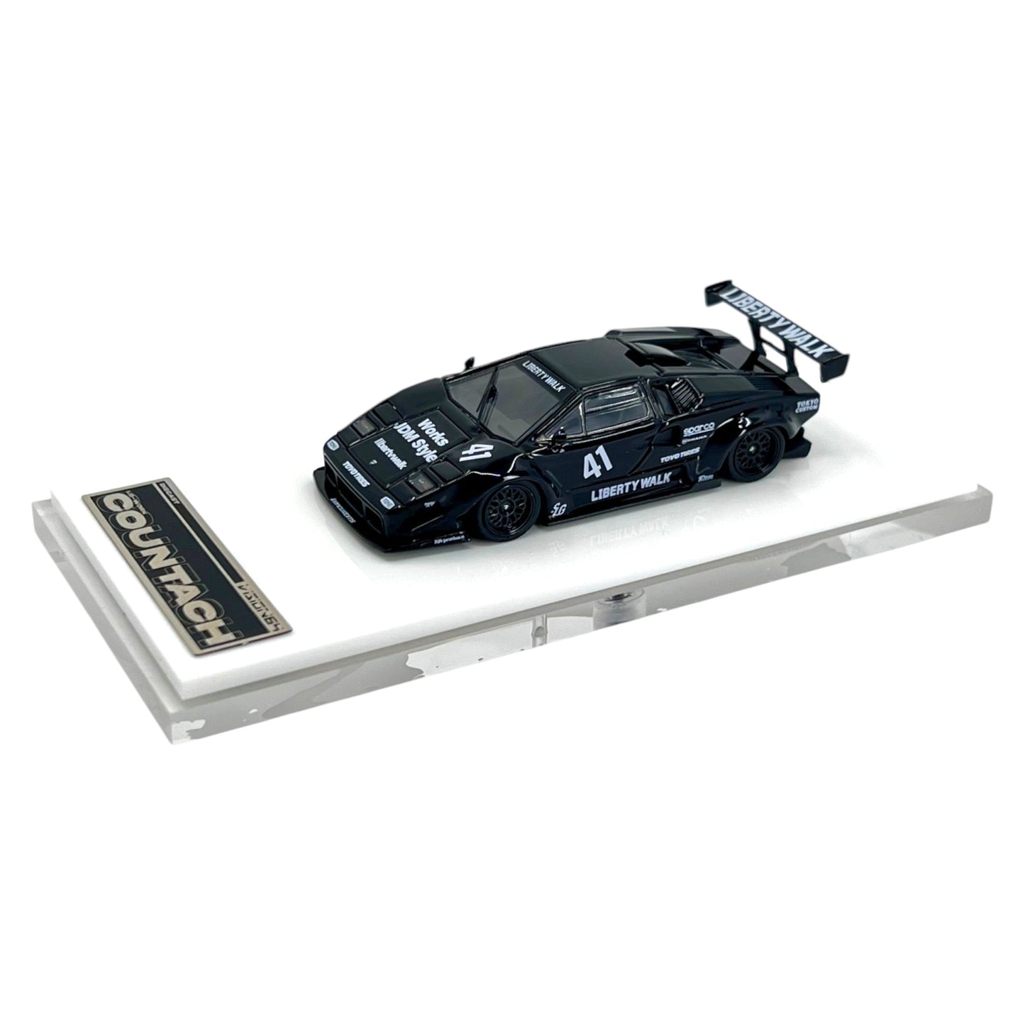 Vision64 - LBWK Countach, black - Luxury Version - VI64-LBC-BLK-L