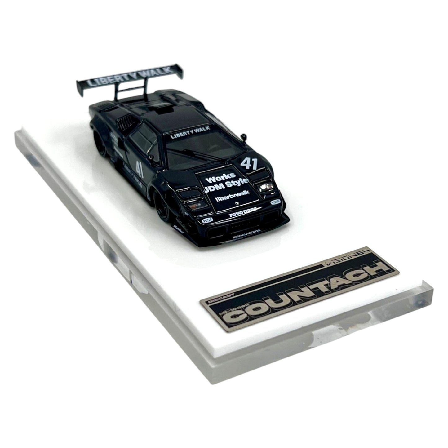 Vision64 - LBWK Countach, black - Luxury Version - VI64-LBC-BLK-L