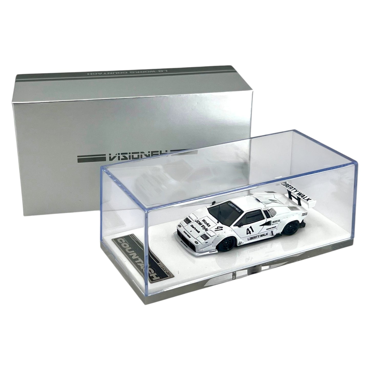 Vision64 - LBWK Countach, white - Luxury Version - VI64-LBC-WHI-L