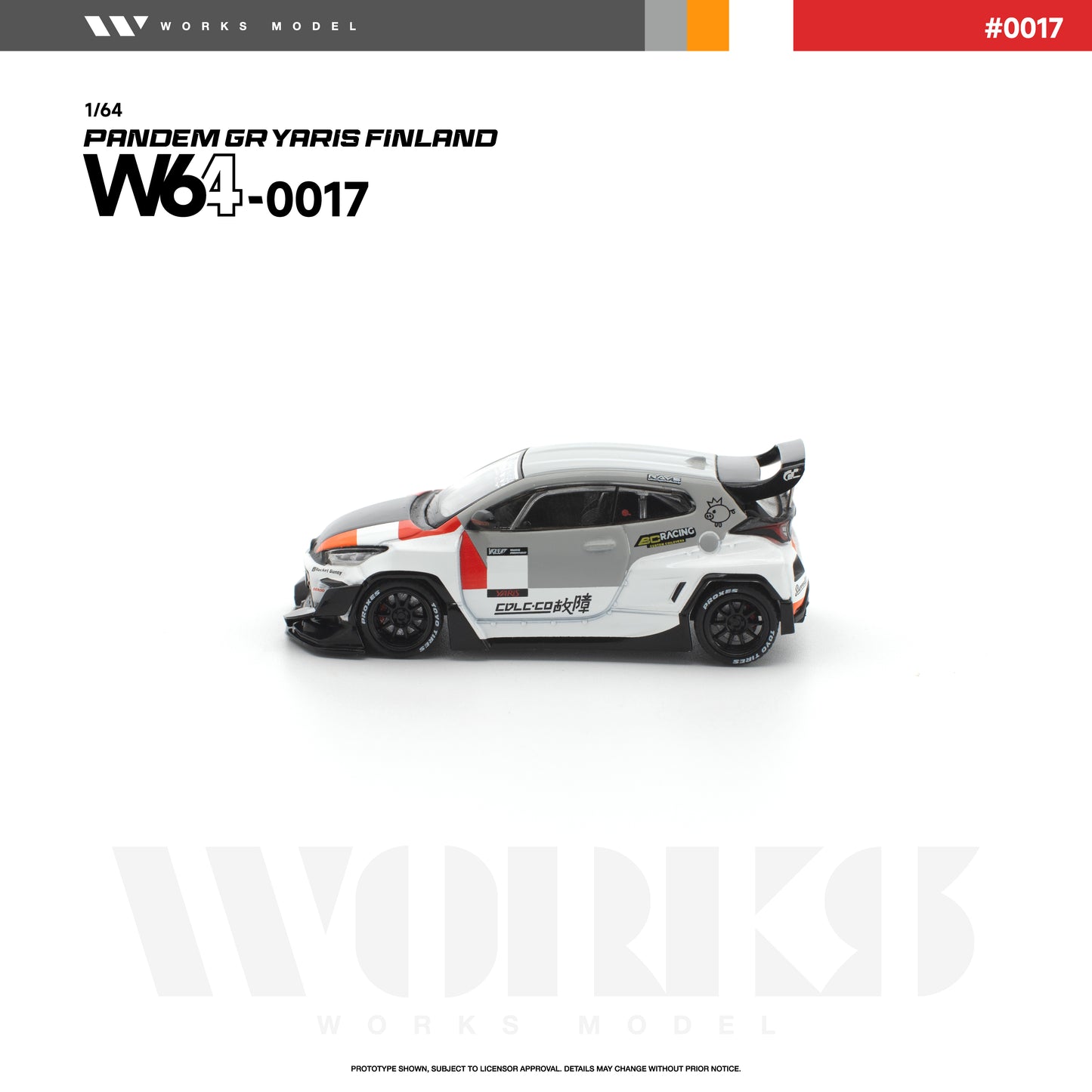Works - Pre-Order - PANDEM GR YARIS FINLAND - W640017