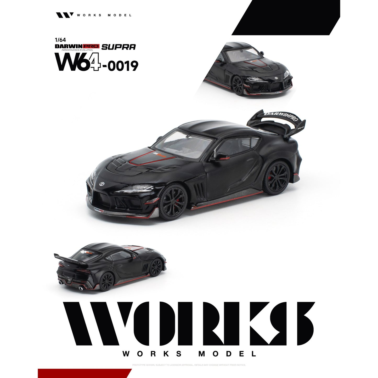 Works - Pre-Order - Darwin Pro Supra, black - W64-0019