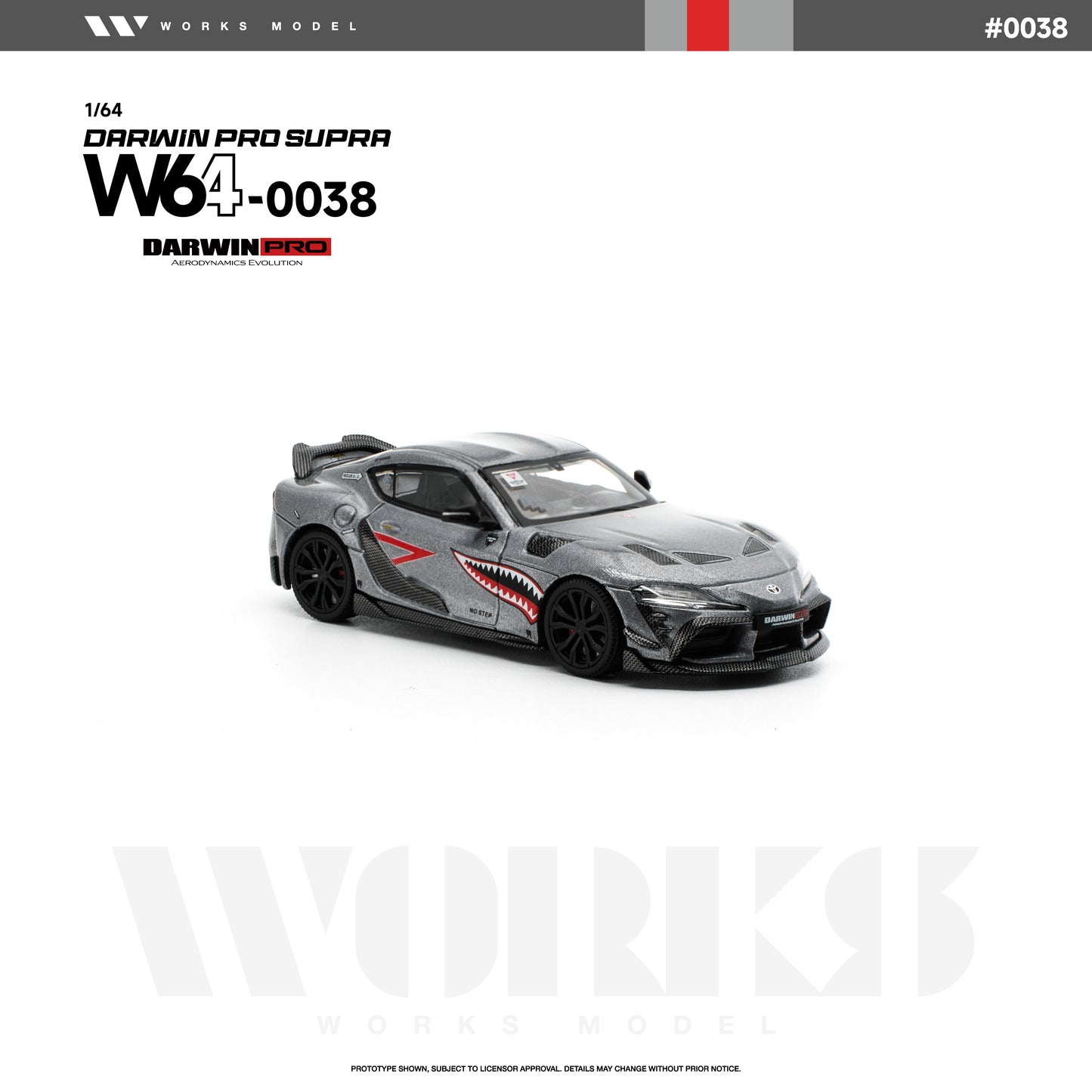 Works - Pre-Order - DARWIN PRO SUPRA CARBON GREY - W640038