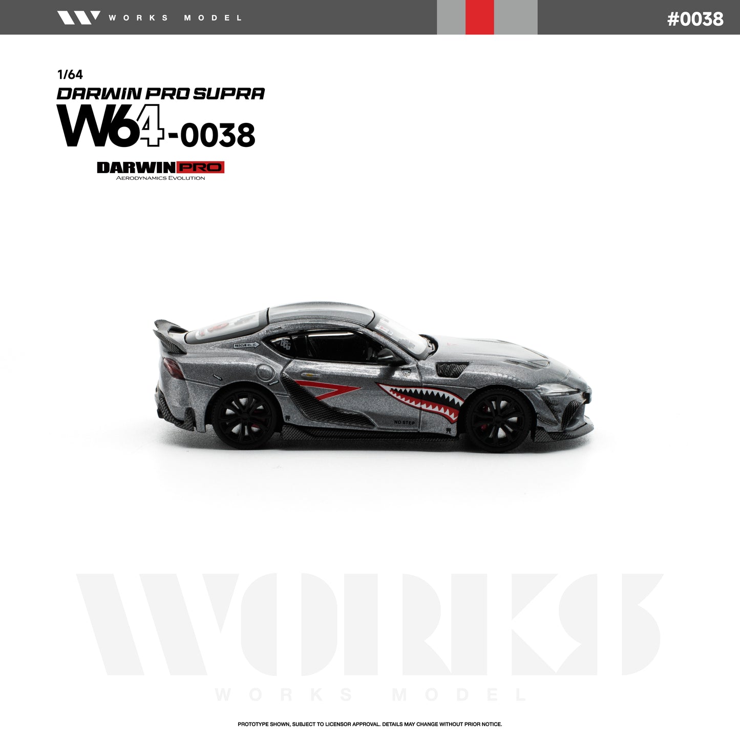 Works - Pre-Order - DARWIN PRO SUPRA CARBON GREY - W640038