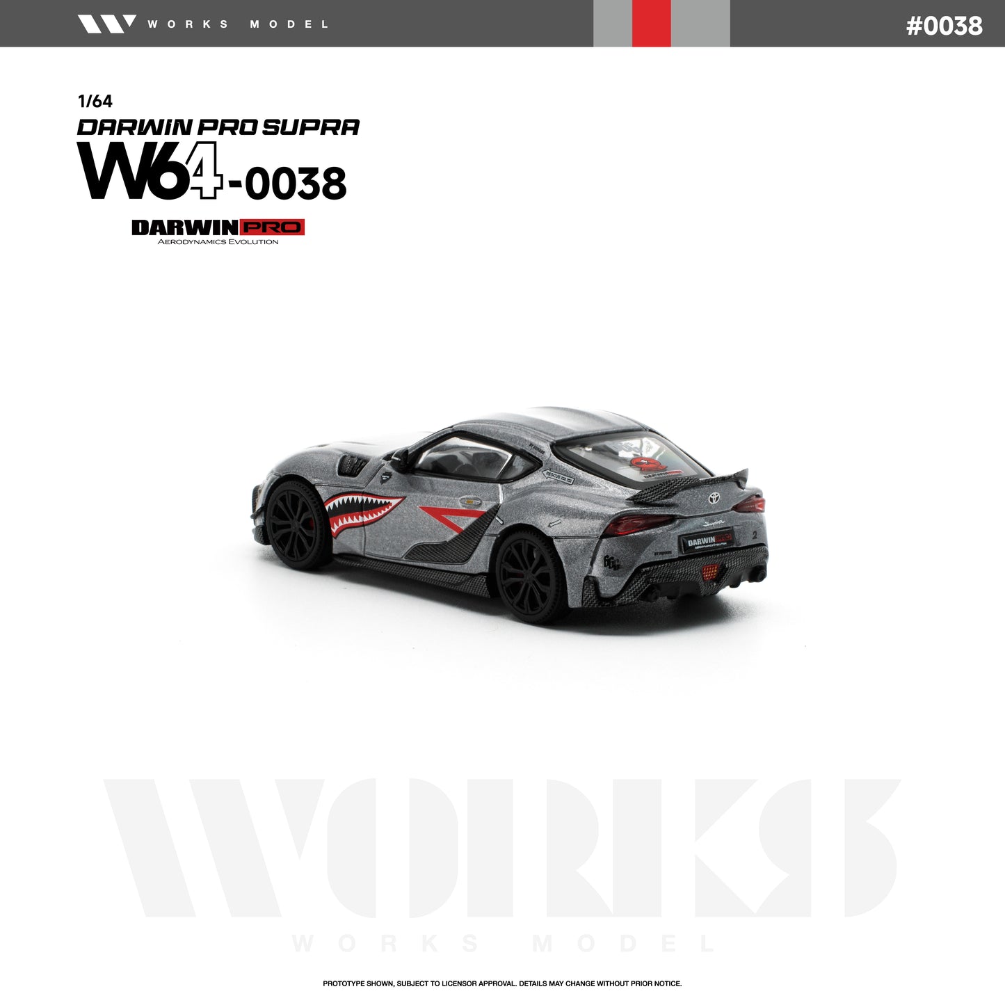 Works - Pre-Order - DARWIN PRO SUPRA CARBON GREY - W640038