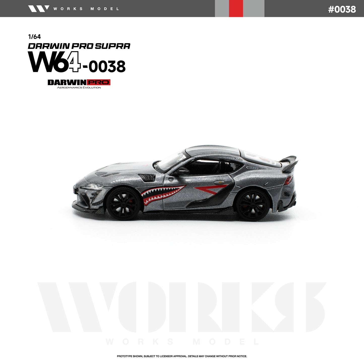 Works - Pre-Order - DARWIN PRO SUPRA CARBON GREY - W640038