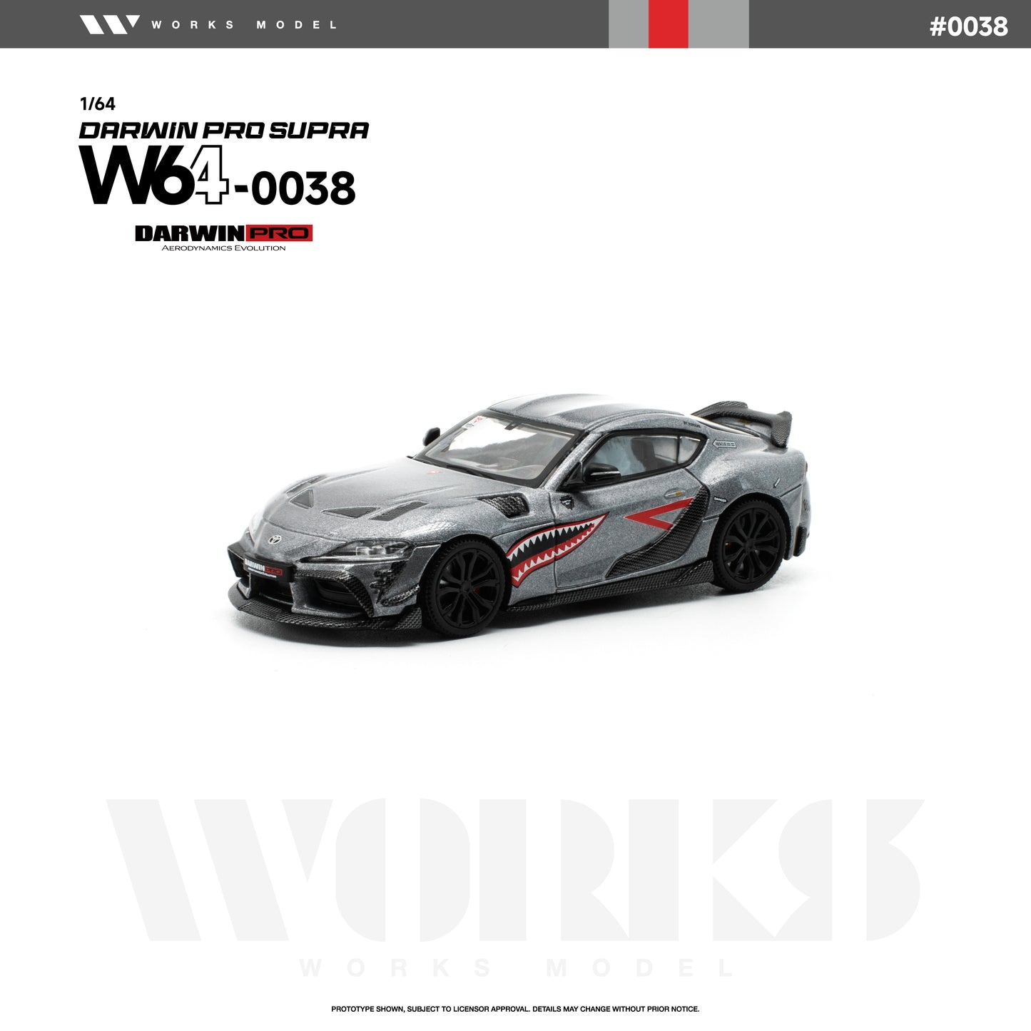 Works - Pre-Order - DARWIN PRO SUPRA CARBON GREY - W640038