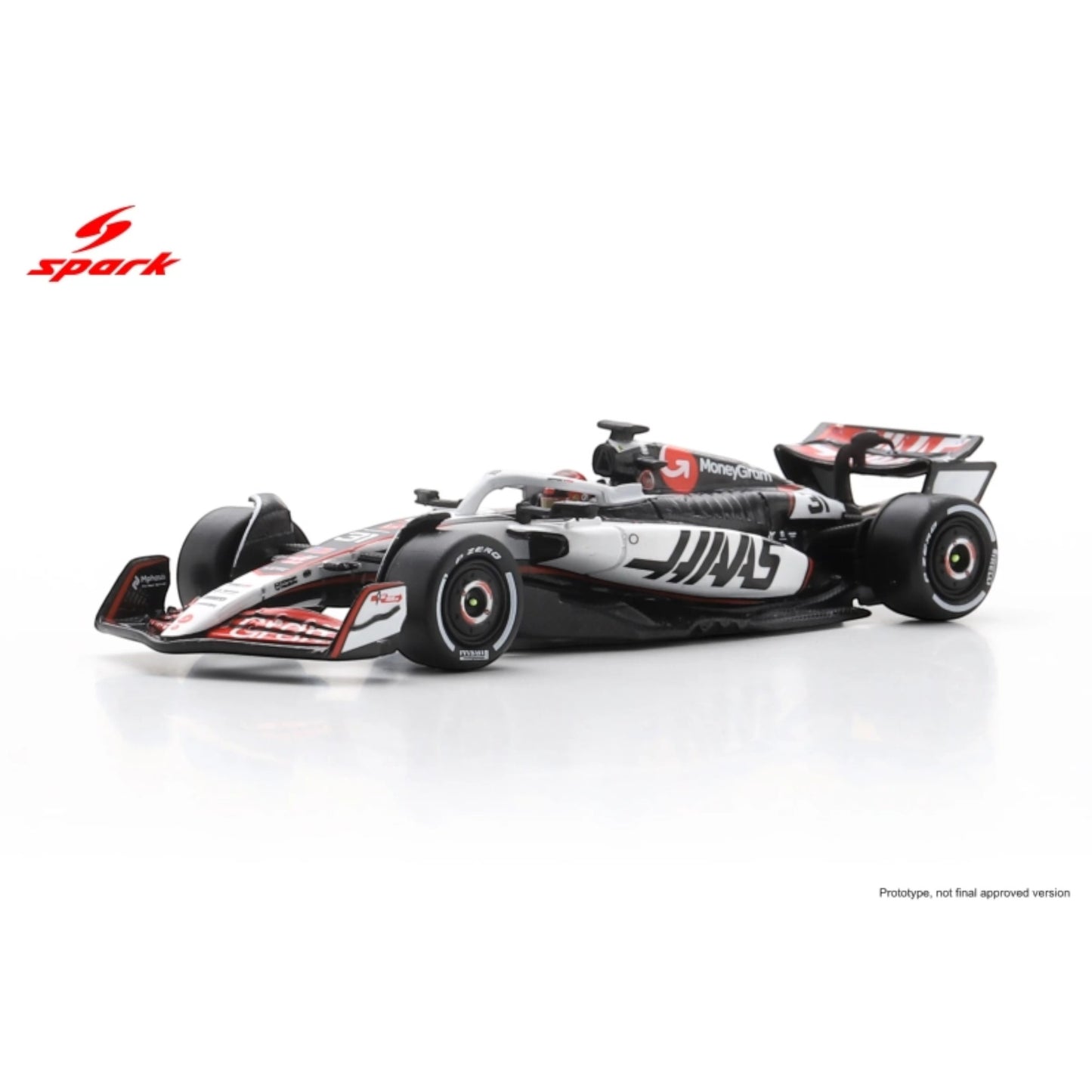 Spark 1:64 - Pre-Order - Haas VF-25 No.31 MoneyGram Haas F1 Team 5th Chinese GP 2025 Esteban Ocon - Y434