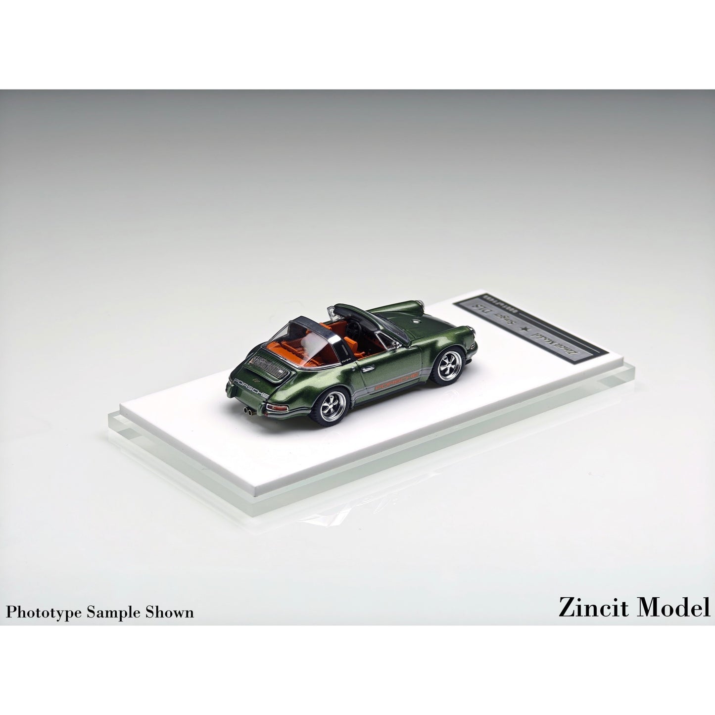 Zincit Model - Pre-Order - Singer 911 964 Targa, Oak Green - ZCM64-SINT-OGRN