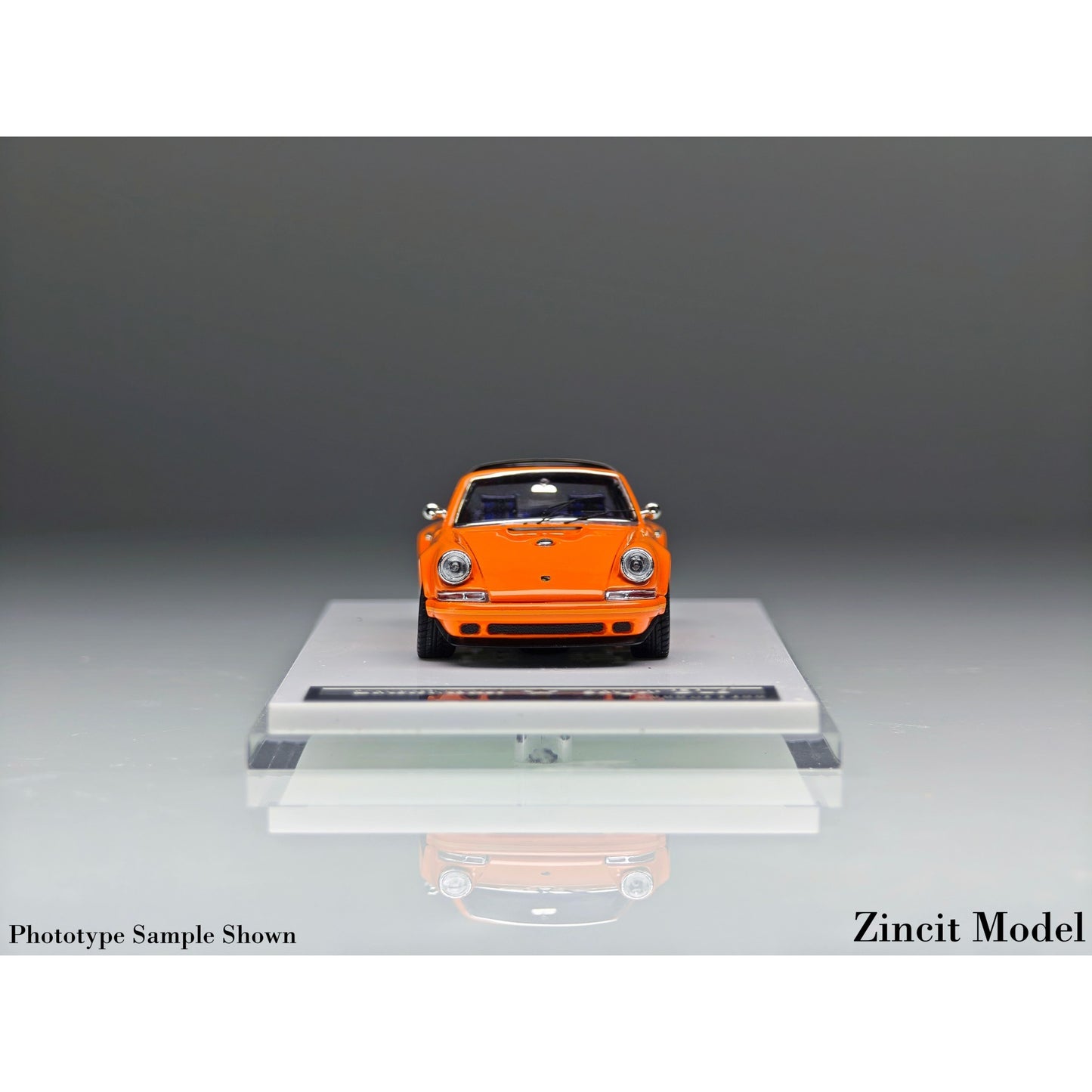 Zincit Model - Pre-Order - Singer 911 964 Targa, Metallic Racing Orange - ZCM64-SINT-RORG