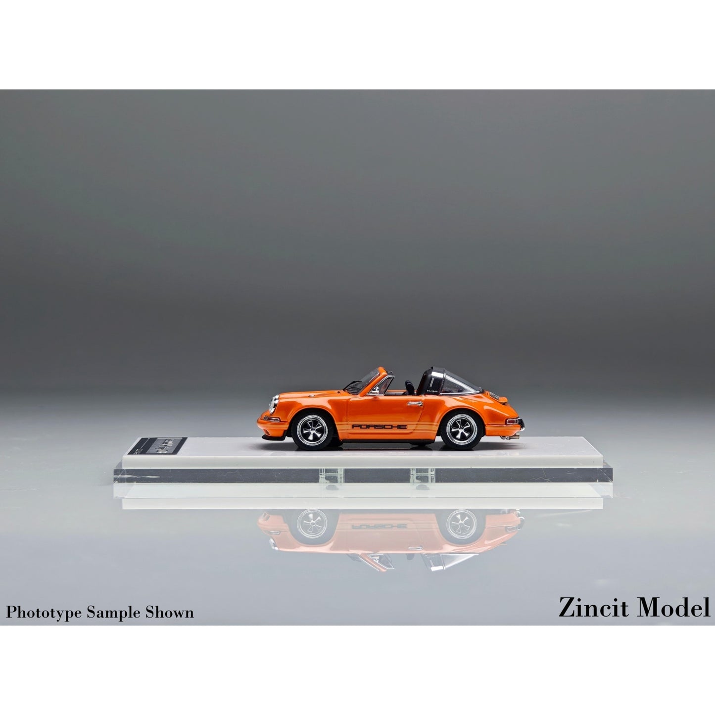 Zincit Model - Pre-Order - Singer 911 964 Targa, Metallic Racing Orange - ZCM64-SINT-RORG