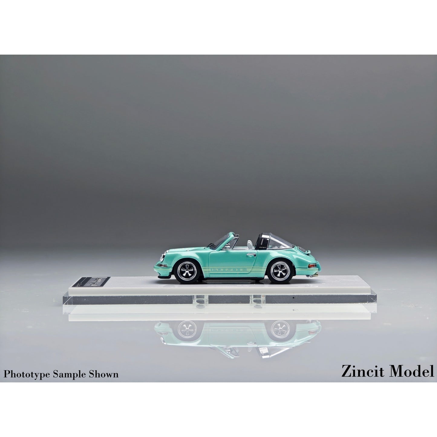 Zincit Model - Pre-Order - Singer 911 964 Targa, Tiffany Blue - ZCM64-SINT-TBLU