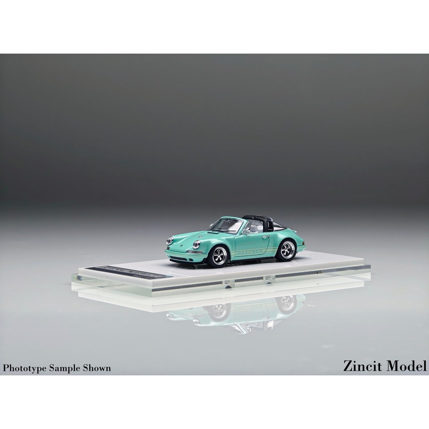 Zincit Model - Pre-Order - Singer 911 964 Targa, Tiffany Blue - ZCM64-SINT-TBLU