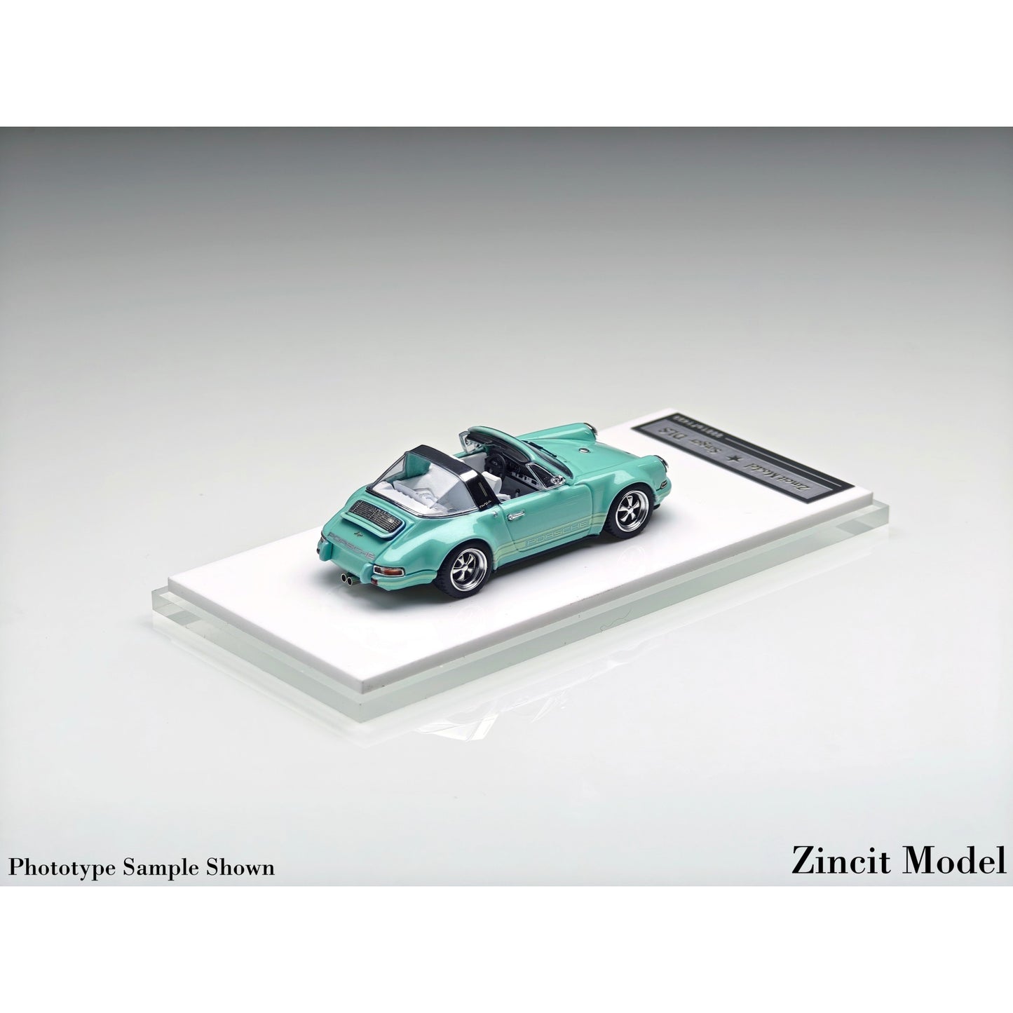 Zincit Model - Pre-Order - Singer 911 964 Targa, Tiffany Blue - ZCM64-SINT-TBLU