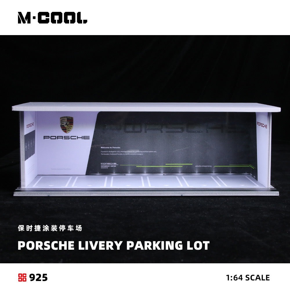 Pre-Order bis 02.12.2025 - MCool - Porsche Showroom Diorama mit Beleuchtung - MC914925