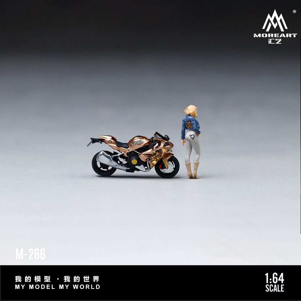 MoreArt - Pre-Order - Kawasaki H2 - with Libra Female Figur - MO222266