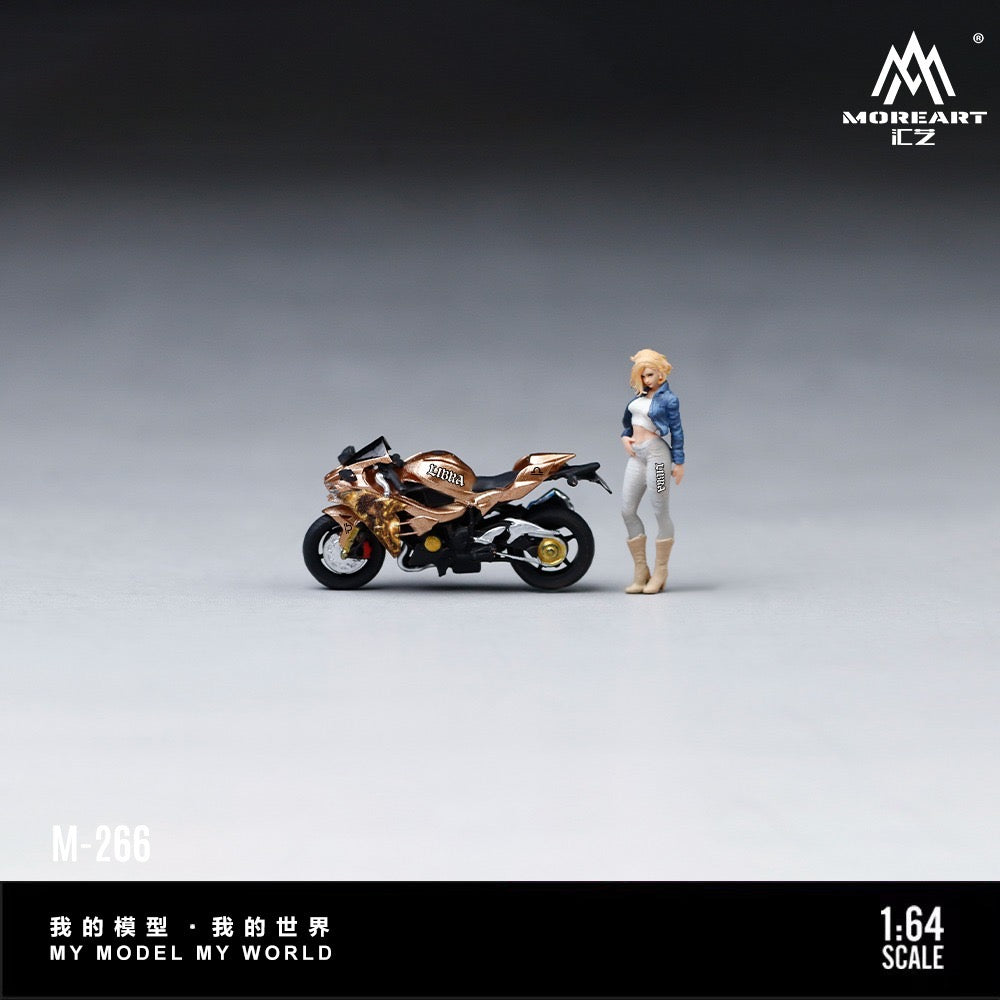 MoreArt - Pre-Order - Kawasaki H2 - with Libra Female Figur - MO222266